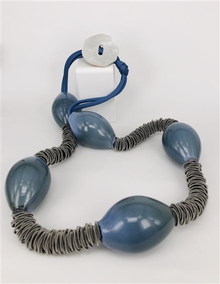 Collana Antares Venezia Donna Magenta in Vetro MAGENTAC11 - MAGENTAC11